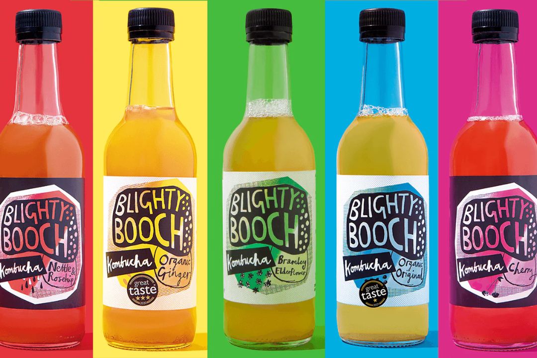 Polytag delivers on-pack QR codes with Blighty Booch Kombucha